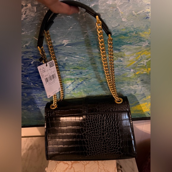 Mango MNG Shoulder or Crossbody Crocodile Print - Picture 3 of 4